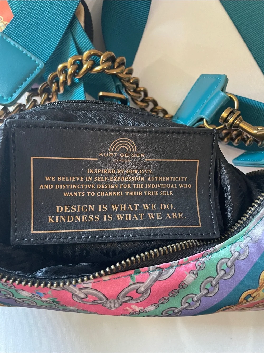 Kurt Geiger Recycled Multicolor Crossbody Bag